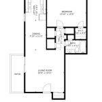 1X1 Floor Plan